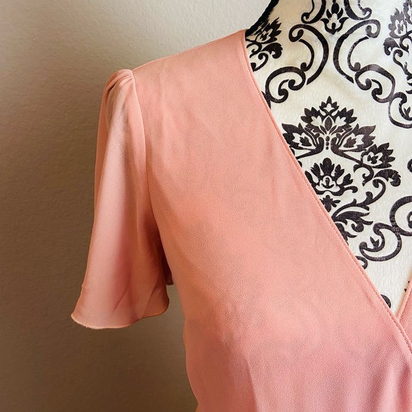 Show Me Your MuMu pink wrap maxi dress - Picture 4 of 12